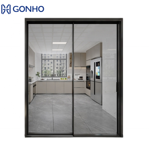 GONHO Best Price Aluminum Hurricane Proof Kitchen Glass Sliding Door