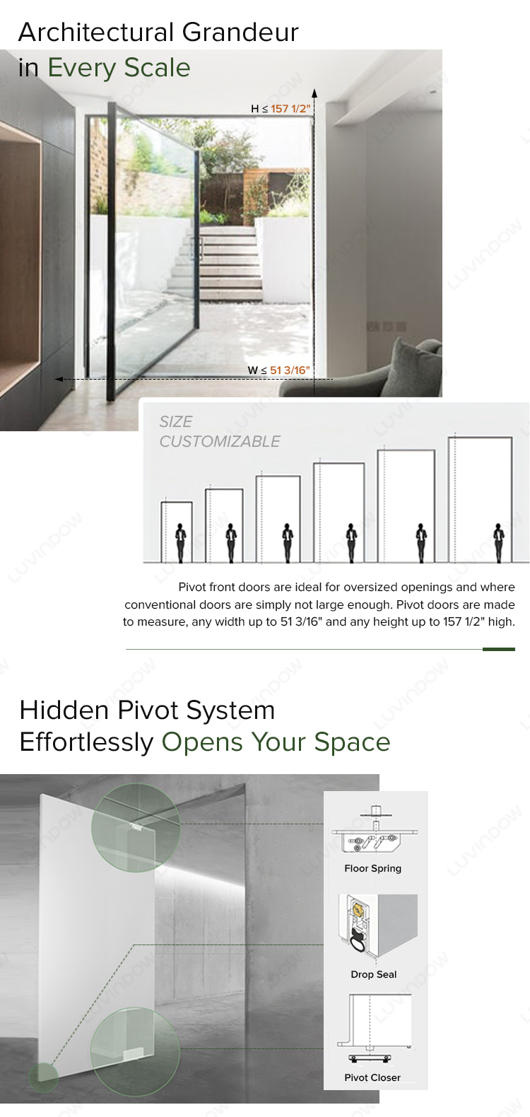 Pivot Door Engineering Structure