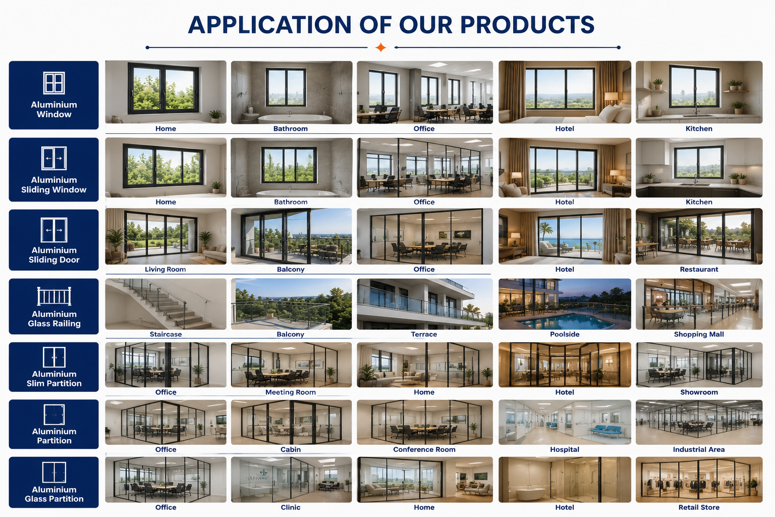 Aluminium Sliding Window Double Glazed windows with Inserted Blinds