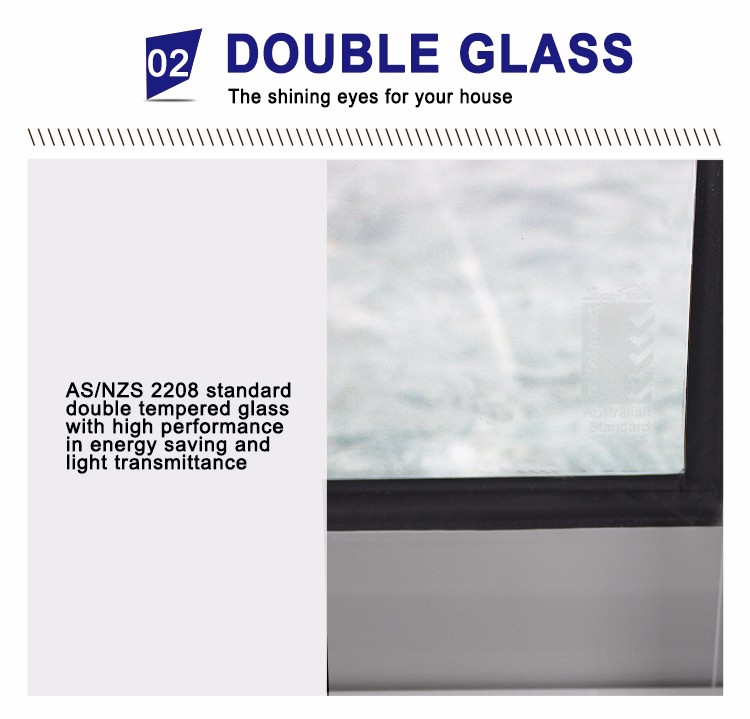 NFRC AS2047 NOA Standards Customized Aluminum Thermal Break Sliding Window Double Glazing Glass Sliding windows