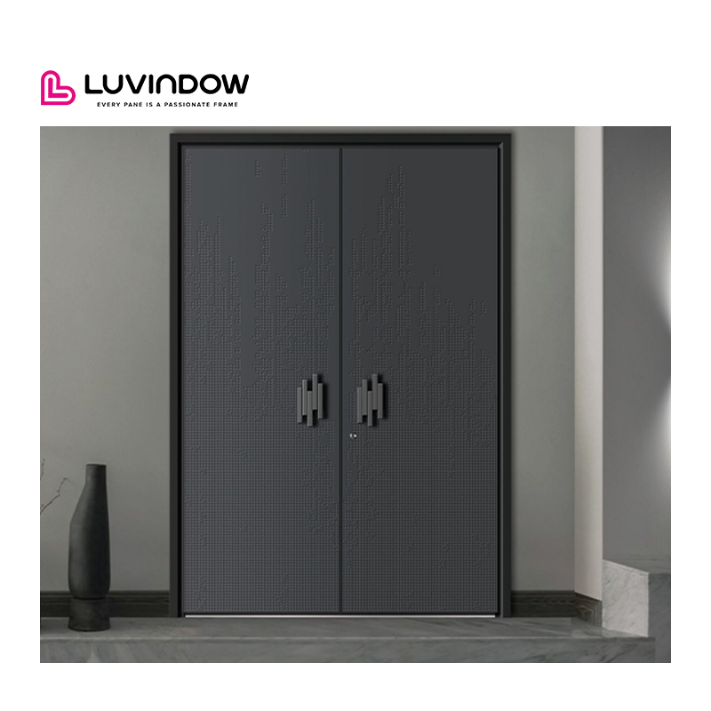 Luxury Custom Entry Series Villa Modern Main Doors Exterior Bullet Proof High Security Aluminum Entrance Doors Apartment Outdoor