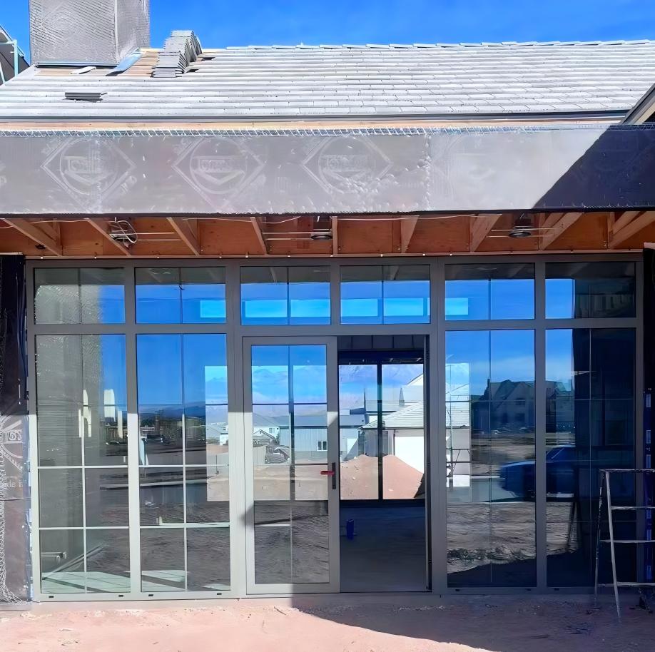 Customized Thermal Break Aluminium Fully Tempered Insulation Lowe Glass NFRC Certificate 80x96 Inch French Doors for Patio