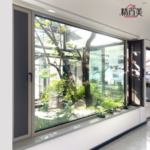 Slim Custom Sash Ultra Narrow Aluminum Micro Ventilation Window