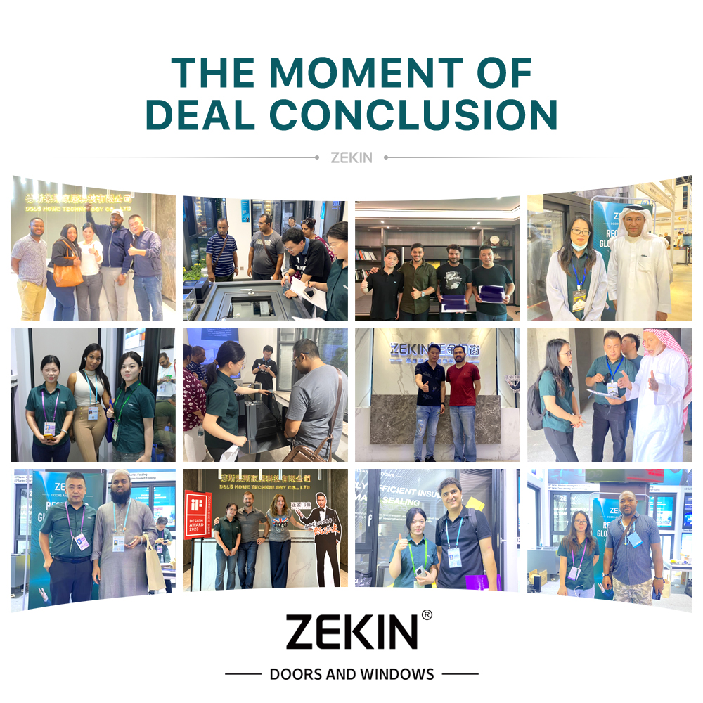 ZEKIN Modern Aluminum Alloy Sliding Doors As2047 Certified Soundproof Design for Home Office