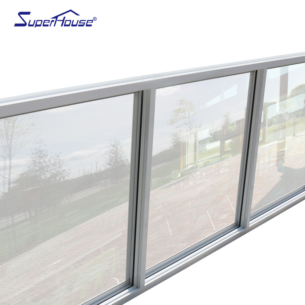 Fixed Glass Window Aluminium Window Superhouse Chinese Manufacturer Customized Fixed Window for House With NFRC AAMA Certificate
