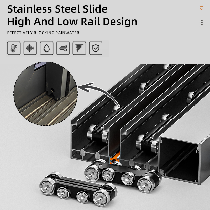 China Custom Sliding Door &amp; Window, Heavy Duty Hurricane Resistant Aluminum Profile Casement Windows, Drift windows