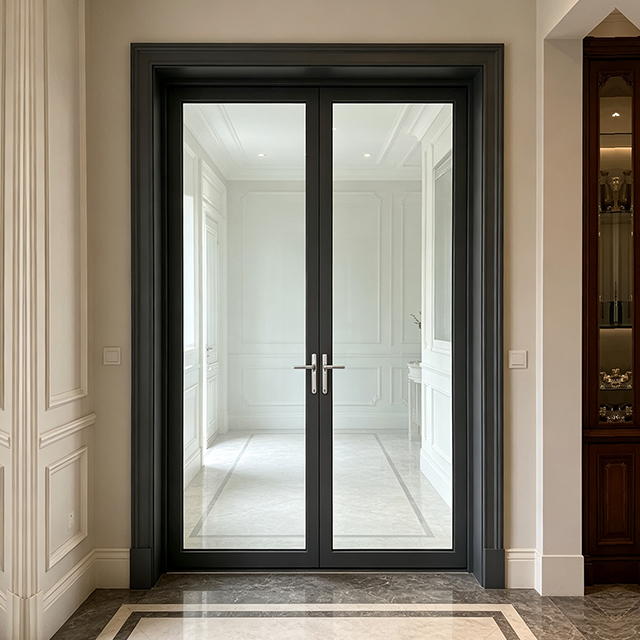 Long Lasting Aluminium Double Swinging Doors Swing Door for House