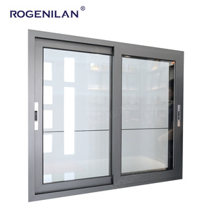 Rogenilan Custom Slide Vitre Home Sunroom Aluminum Sliding Glass Window