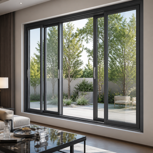 Wholesale Double Glazed Sliding Storefront Windows