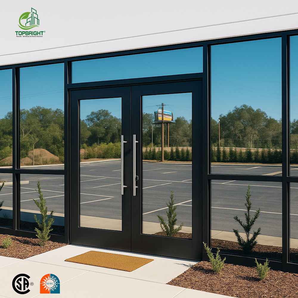 Commercial Storefront Door Detail View 1