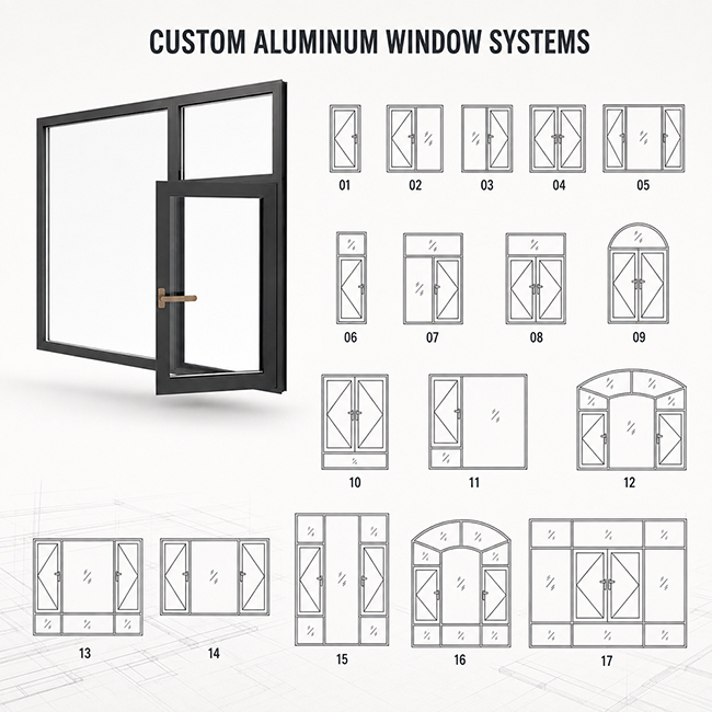 Custom Aluminum Entry Doors For Residential &amp; Commercial Projects, Large Glazed Exterior Doors, Flexible Sizes, Colors And Glass