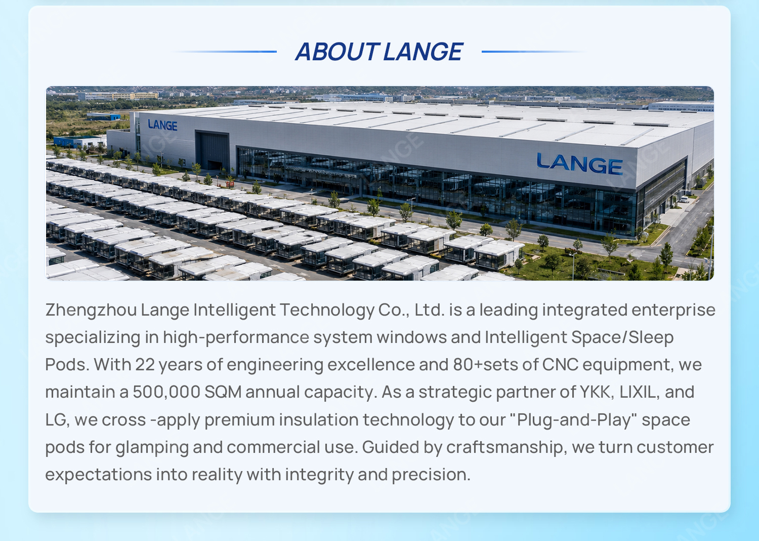Company Profile Langetech