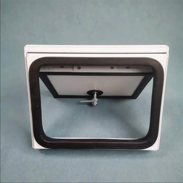Manufacturer Supplier New Class a Motorhome Cabin Door 900*500mm Aluminum Alloy Trailer Hatch XPS Inside RV Door