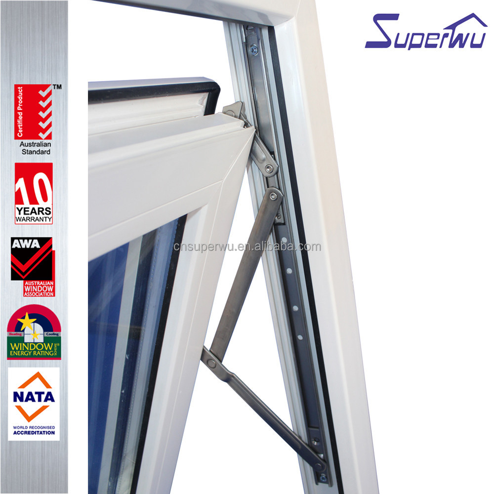 Customizable Modern Design and High Durability European Style Aluminum Crank Tall Awning Window