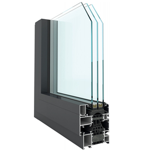 Modern Aluminium Energy Efficient Double Hung Casement Windows