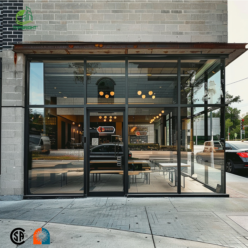 Commercial Storefront Door Detail View 2