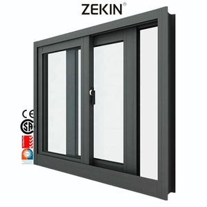 Hurricane Certified Tempered Glass Aluminum Sliding Windows