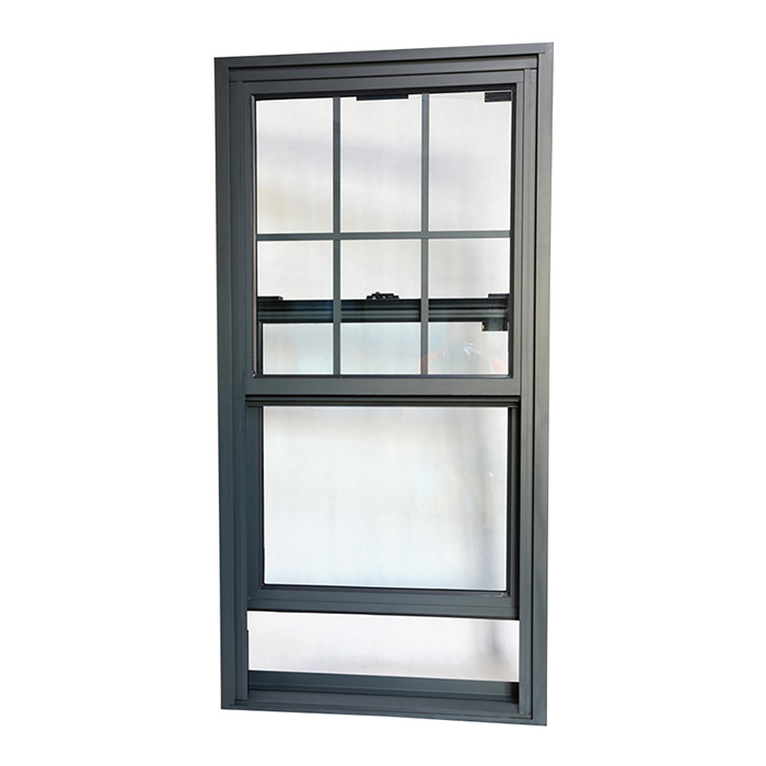 Customized Double Glazed Simple Design Aluminum Narrow Frame Balcony Window Aluminum Frame Casement House windows