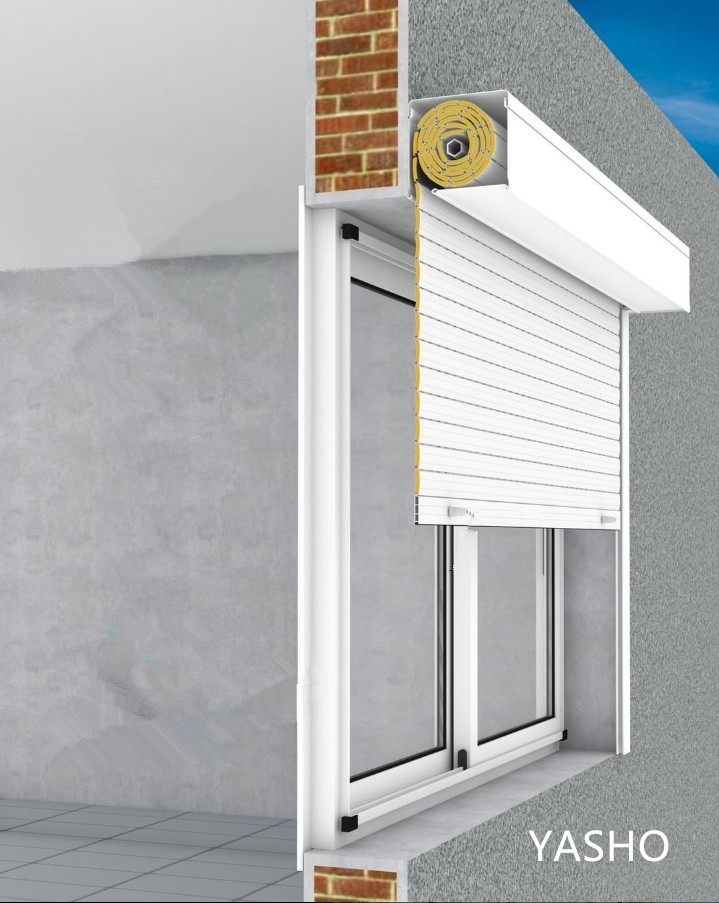 Automatic Roll Up Window Shutters Price Electric Hurricane Roller System Aluminium Alloy Shutters Blinds Exterior Shutter