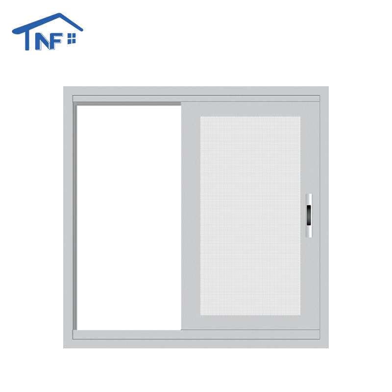 Custom NFRC AS2047 Thermal Break Aluminum Waterproof Double Tempered Low-e Glass Double Tempered Glass French Sliding Windows