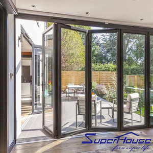 Superhouse House Windows Design Aluminium Bi Fold Window Fold up Glass Windows