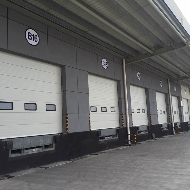 Modern Logistics Warehouse Overhead Insulated Aluminum Cold Storage Garage Industrial Sectional Doors