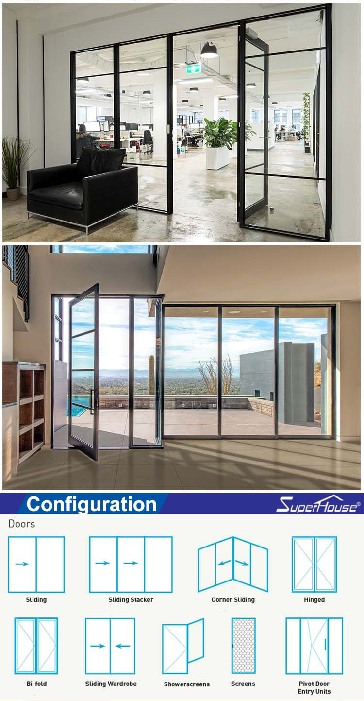 Superhouse Exterior Aluminium Louver Swing Out Door Specifications