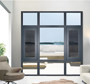 Factory Custom Triple Double Glazed Casement Windows Hurricane Proof