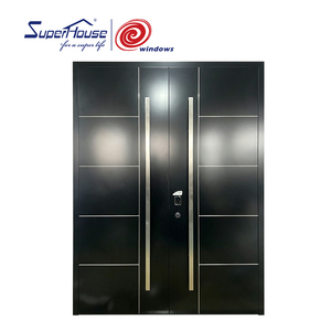 Modern Aluminum Double Entry Door Smart Lock