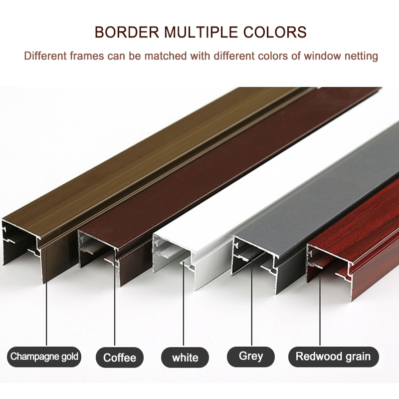 Color options for screen doors