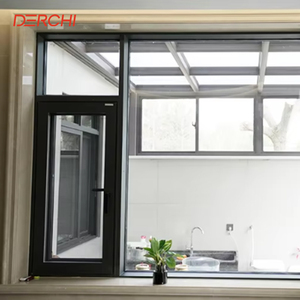 Thermal Break Low E Glass Aluminium Casement Window