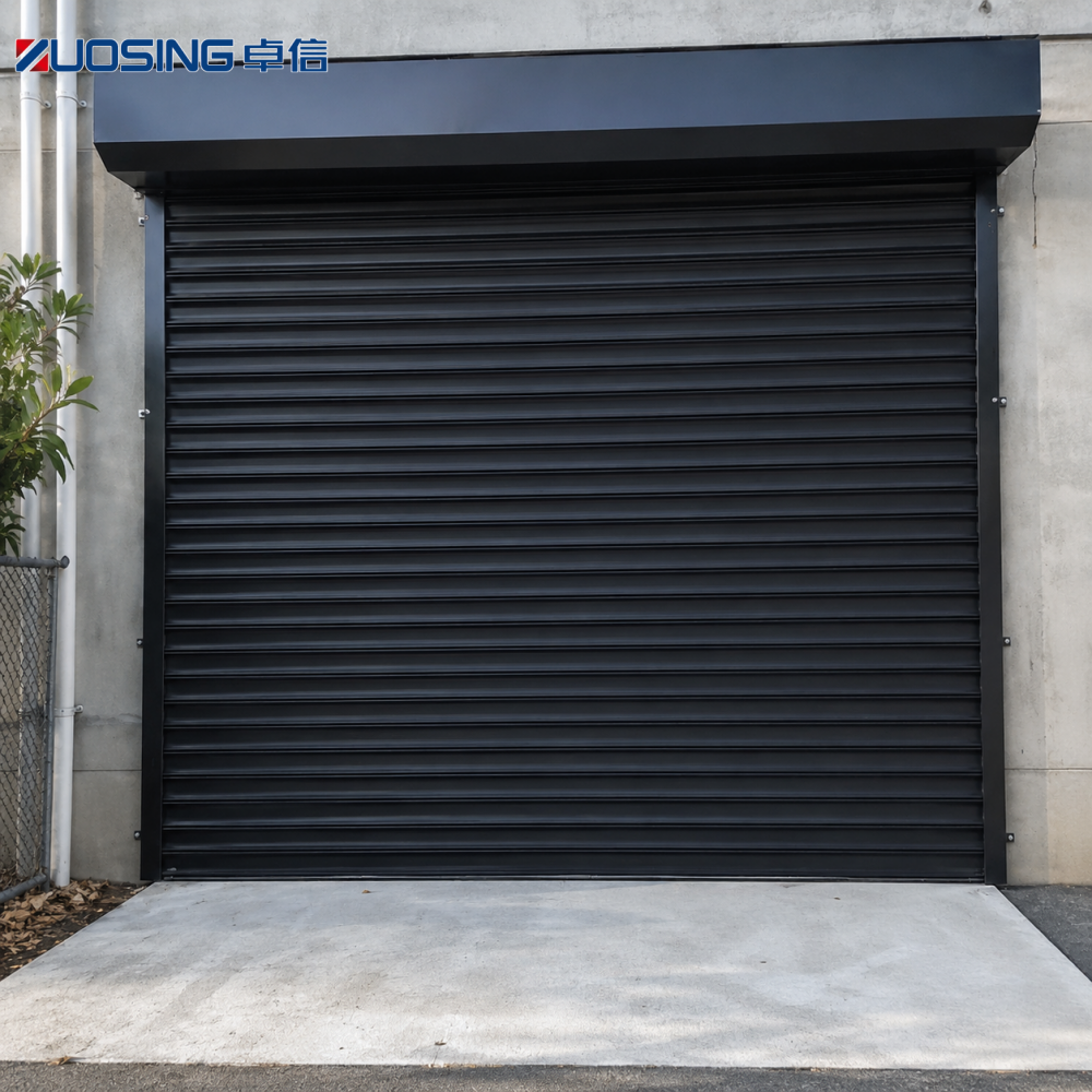 Remote Control Aluminum Rolling Shutter Door Electric Motor Operated For Garage Parking Home Residential Use