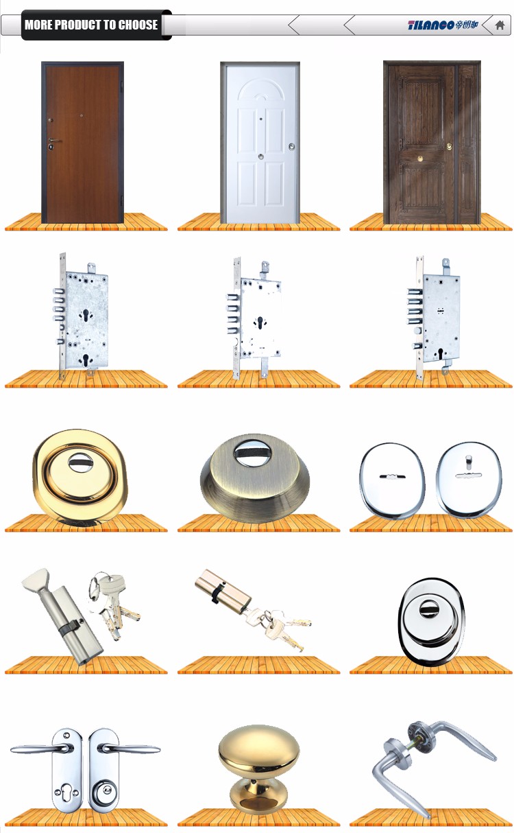 Newest Design Top Quality Villa Main Entrance Security Door Aluminum Swing Front Unequal Double Door