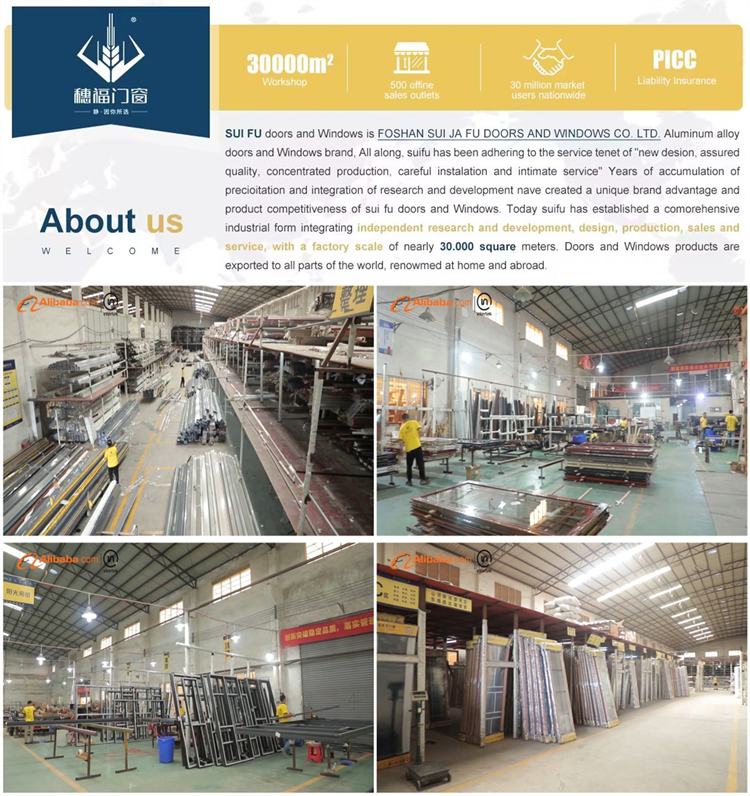 Modern Aluminum Awning Window Slim Frame Soundproof Factory Overview