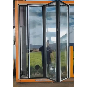 CHANGYI USA Hurricane Impact Aluminum Triple Glass Accordion Doors