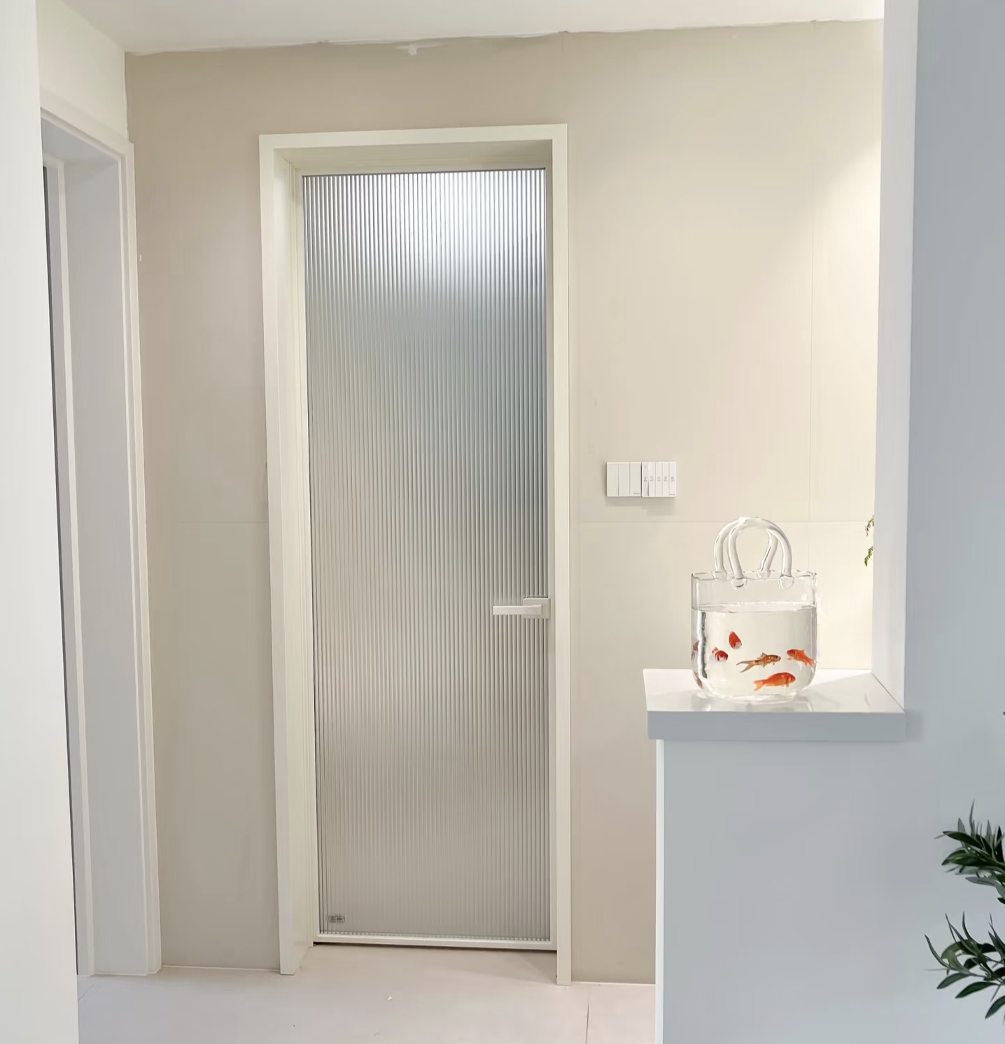 High Quality Interior Bathroom Door Waterproof Double Tempered High Privacy Glass Casement Doors For Flats Hotels Bedrooms