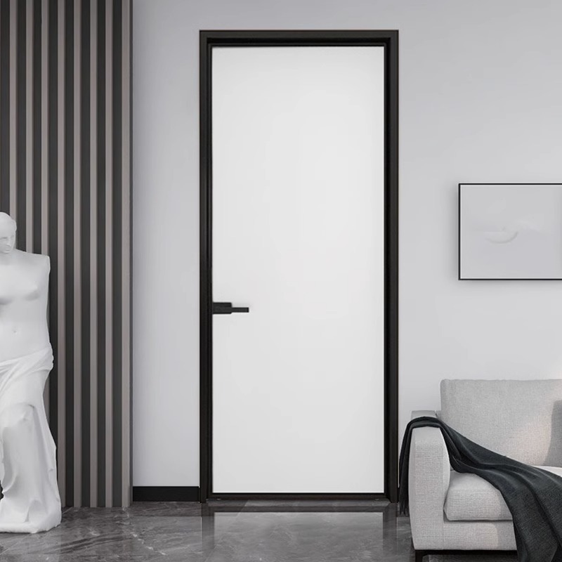 Aluminum alloy glass swinging door