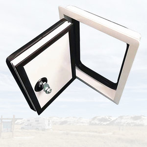 Manufacturer Supplier New Class a Motorhome Cabin Door 900*500mm Aluminum Alloy Trailer Hatch XPS Inside RV Door
