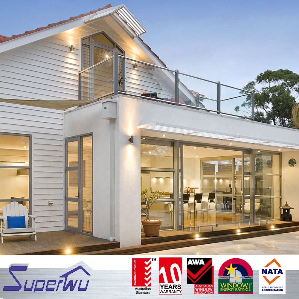 USA Style High Quality Commercial Double Glass Aluminum Sliding Doors Patio Bulletproof Security Sliding Door
