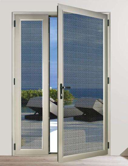 Black Aluminum Screen Doors for Home