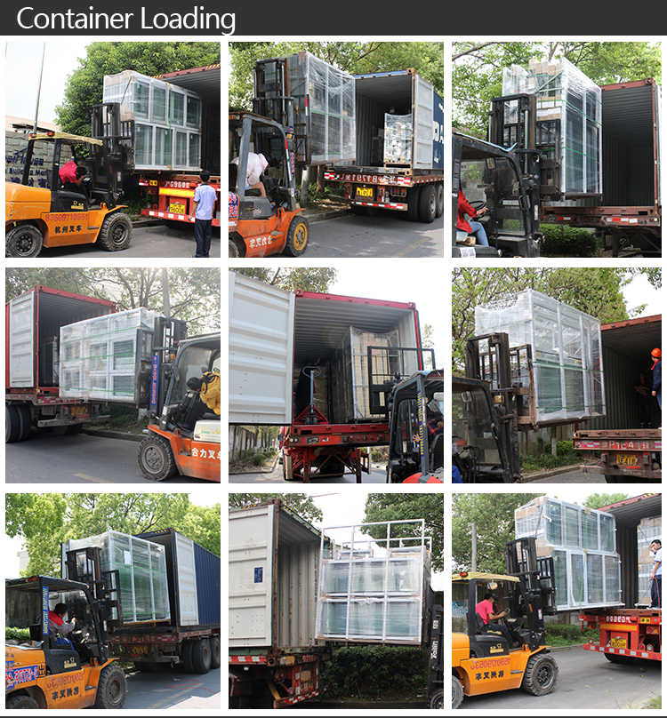 NFRC AS2047 NOA Standards Customized Aluminum Thermal Break Sliding Window Double Glazing Glass Sliding windows
