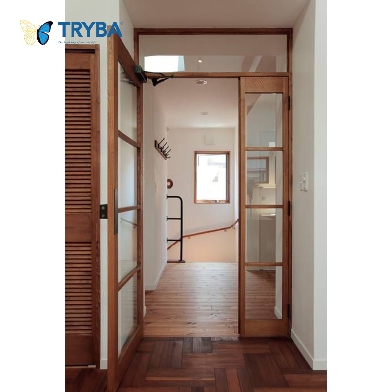 Modern Design Double Toughened Glass French Doors Impact-Proof Aluminium Fiberglass Screen For Exterior Use German Hardware
