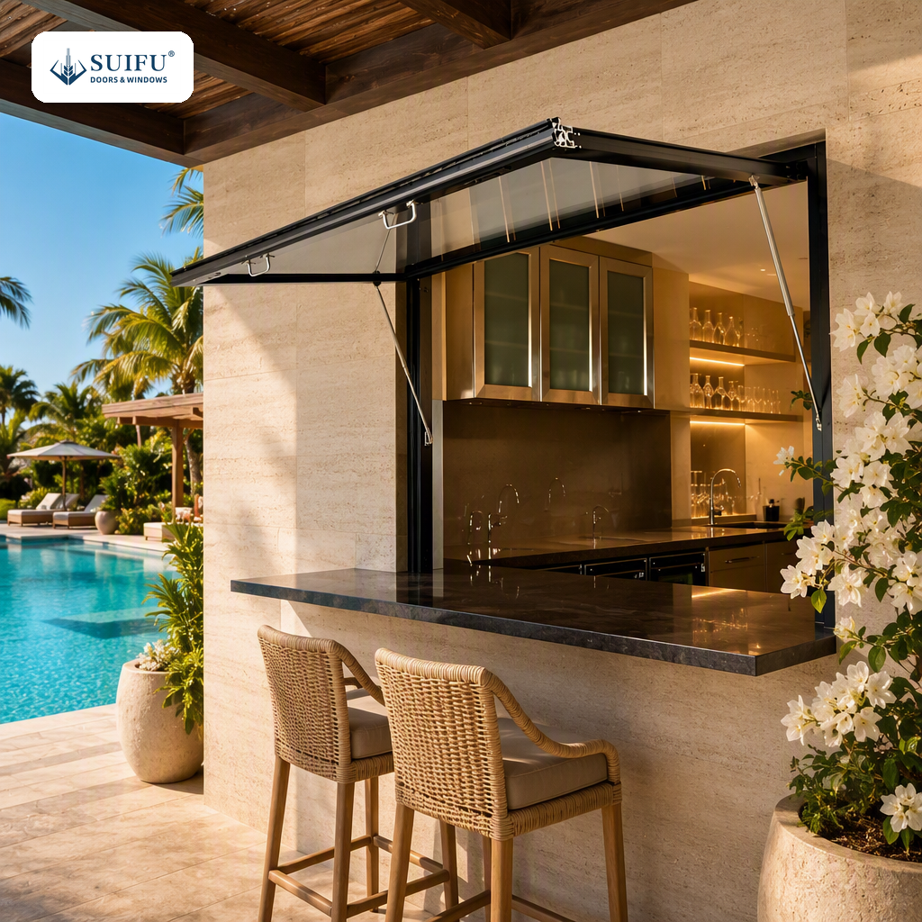 Modern Aluminum Awning Window Application 3