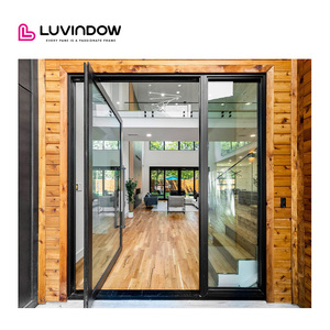 Modern Pivot Aluminum Glass Front Entry Door