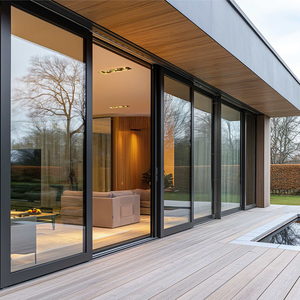 Soundproof Double Glazed Aluminum Sliding Patio Door
