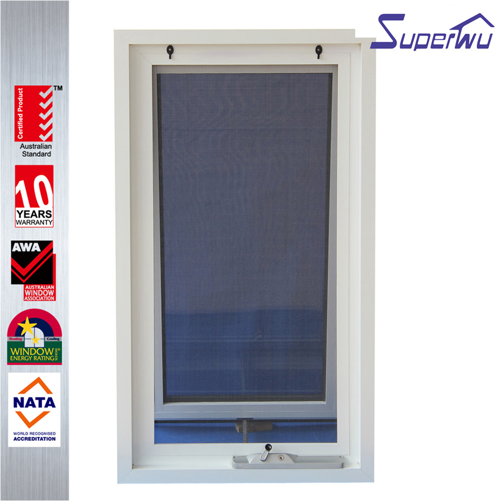 Customizable Modern Design and High Durability European Style Aluminum Crank Tall Awning Window