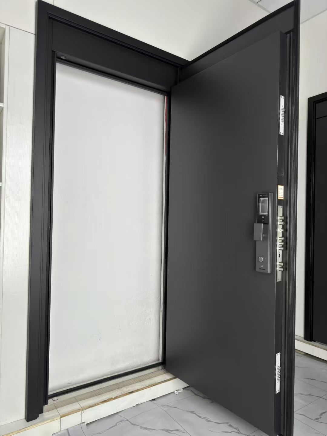 Anti-Theft Minimalist Aluminum Exterior Doors with Finished Surface for Houses