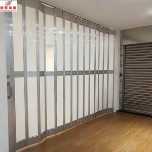 High Quality Sliding Bifolding Garage Door Roller Shutter Windproof Safety Partition Accordion Polycarbonate Outdoor Workshop