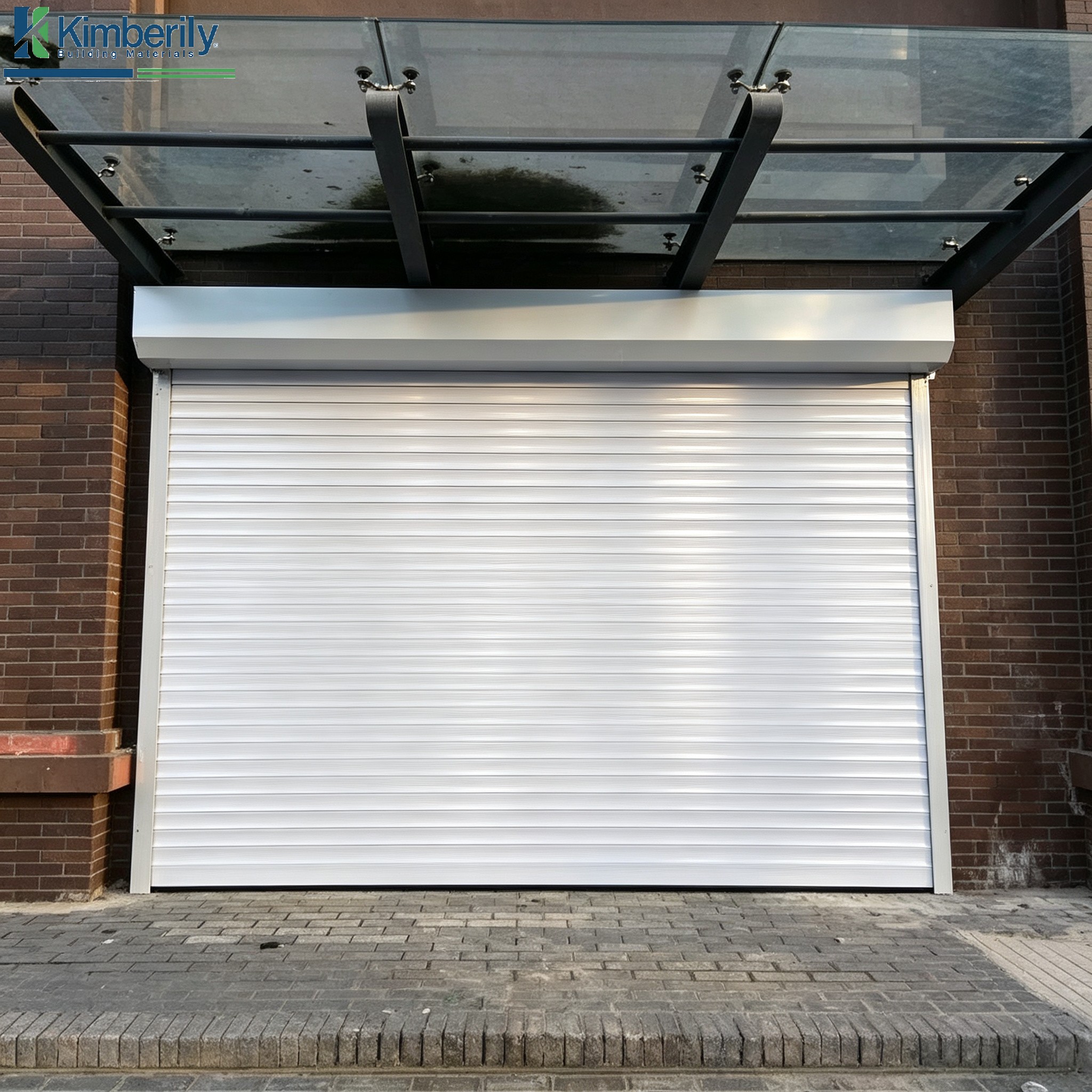 Modern Automatic Aluminum PU Insulated Roll up Garage Roller Shutter Door for Villa