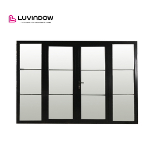 Modern Exterior Aluminum French Doors